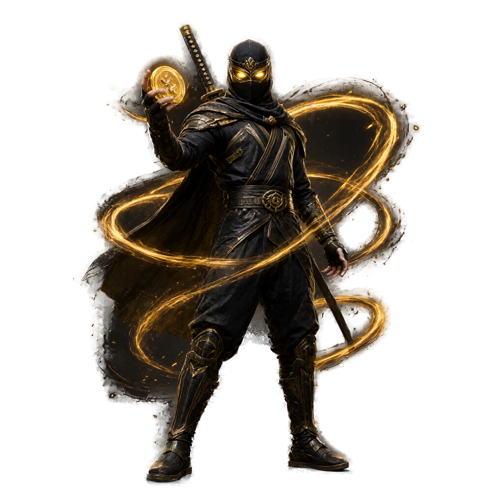 Kralbet Ninja Gaming maskeli karakter